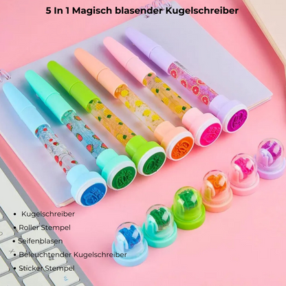 5IN1 magisch blasender Kugelschreiber