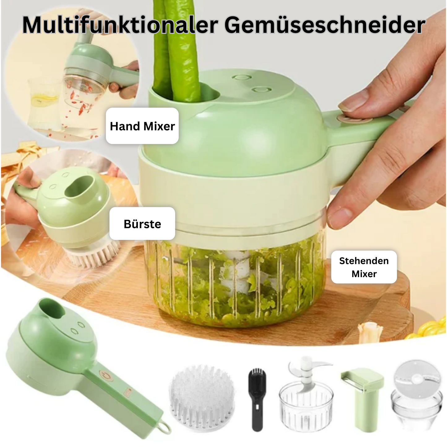 Multifunktionaler Gemüseschneider