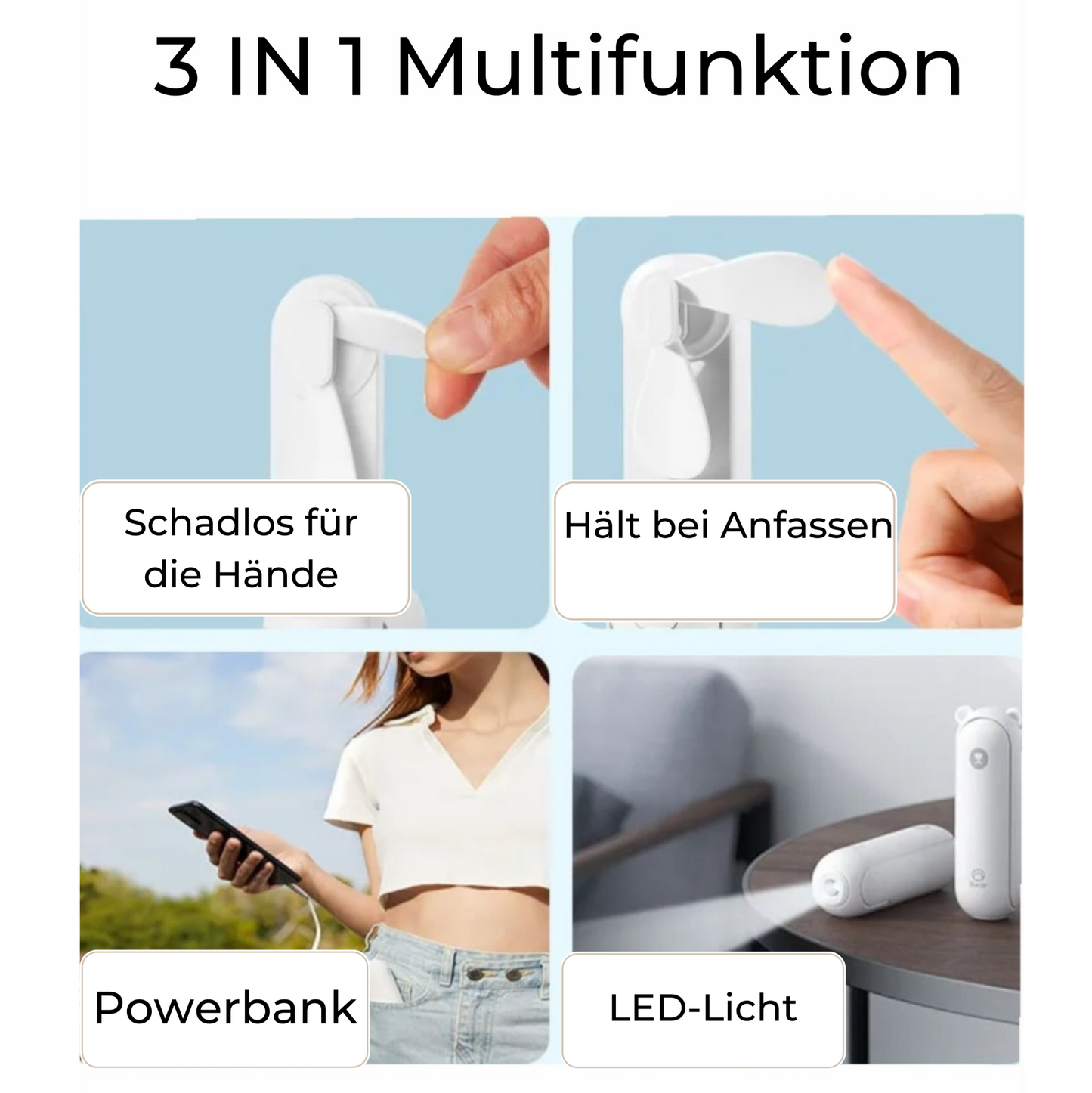 Mini Handheld Ventilator - Das Orginal